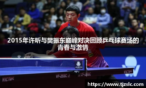 2015年许昕与樊振东巅峰对决回顾乒乓球赛场的青春与激情